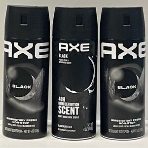 AXE Black Deodorant Body Spray - 4oz (Pack of 3)